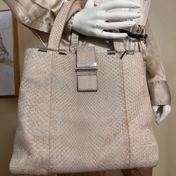 LOUIS VUITTON RARE EXOTIC COLLECTION Python Perfore Delphes. Snakeskin Leather - Picture 5 of 16